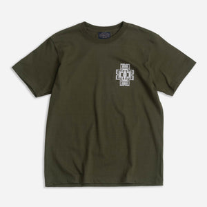 Pendleton - HARDING TONAL TEE - MILITARY GREEN -  - Main Front View