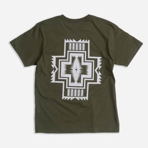 Pendleton - HARDING TONAL TEE - MILITARY GREEN -  - Alternative View 1