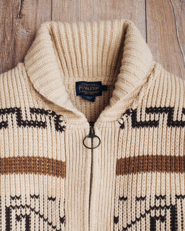 Pendleton Original Westerley Sweater - Tan Brown