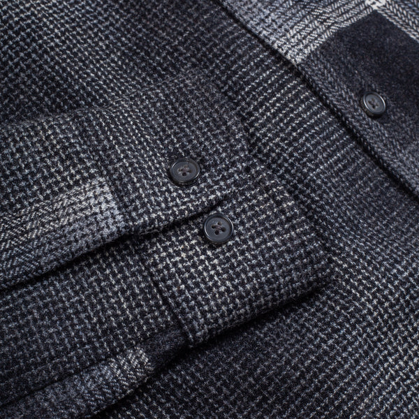 CENTENNIAL PLAID SHIRT - OXFORD/GREY MIX OMBRE