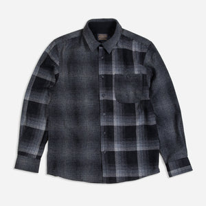 Pendleton - CENTENNIAL PLAID SHIRT - OXFORD/GREY MIX OMBRE -  - Main Front View