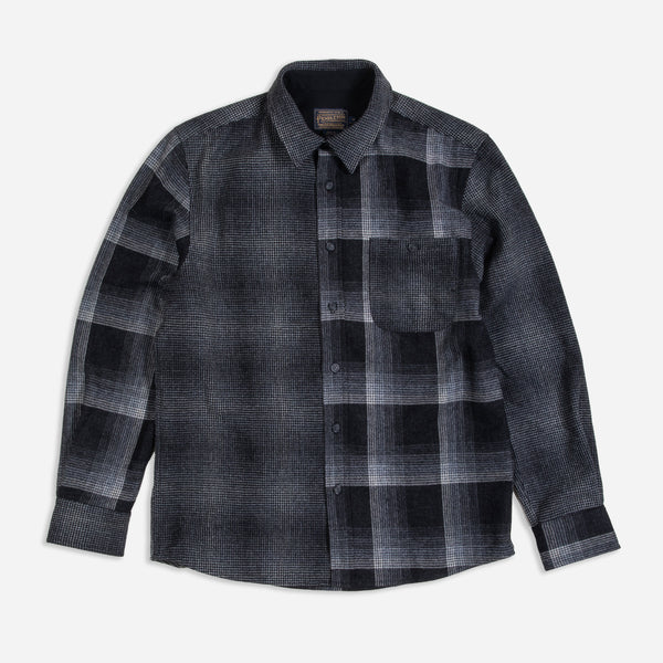 CENTENNIAL PLAID SHIRT - OXFORD/GREY MIX OMBRE