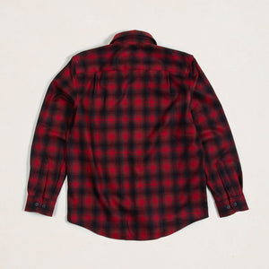 Pendleton - LODGE WOOL SHIRT - RED OMBRE -  - Alternative View 1