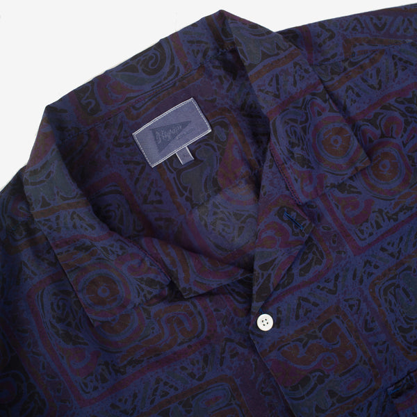 SAM BATIK SUMMER SHIRT - NAVY