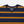 Load image into Gallery viewer, Close-up of a Pendleton crewneck t-shirt featuring horizontal stripes in navy blue, orange, and yellow, with the brand label visible inside the collar.

