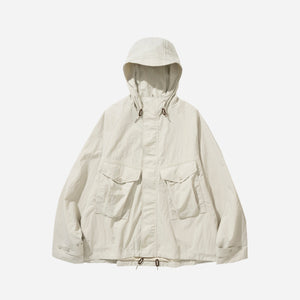 Uniform Bridge - POCKET HOODED PARKA - ECRU -  - Main Front View