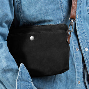 Pendleton - SUEDE SLING BAG - BLACK -  - Alternative View 1