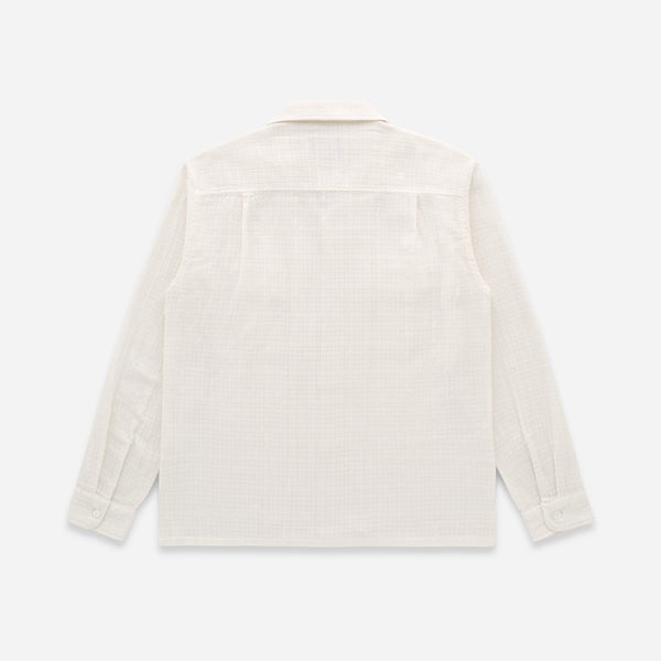 PENNY LOOM LINEN SHIRT - BONE