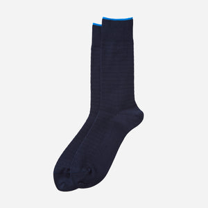 Rototo - COTTON THERMAL SOCKS - NAVY -  - Main Front View