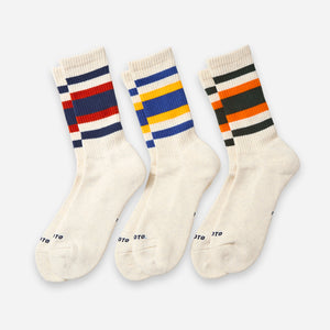 Rototo - 3 PACK EVERYDAY SOCKS -  - Main Front View