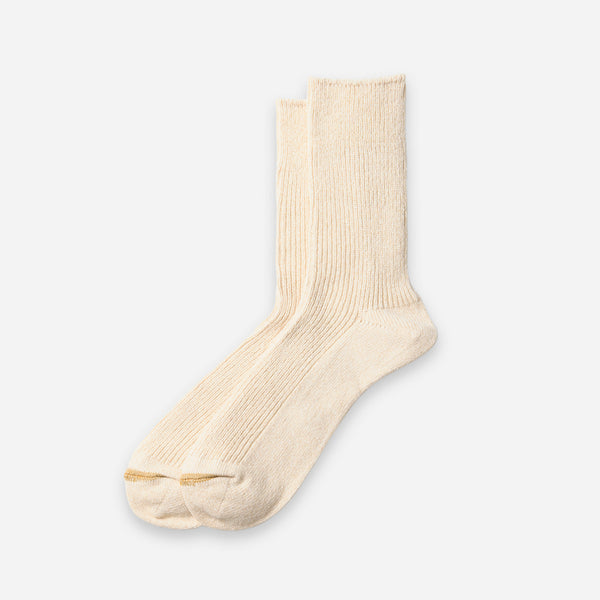 WASHI RECYCLED CREW SOCK - RAW