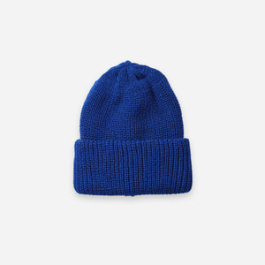 Rototo - COZY CHUNKY BEANIE - BLUE -  - Main Front View