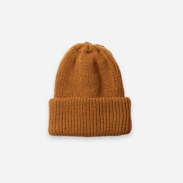 COZY CHUNKY BEANIE - LIGHT BROWN
