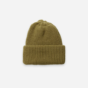 Rototo - COZY CHUNKY BEANIE - LIGHT OLIVE -  - Main Front View