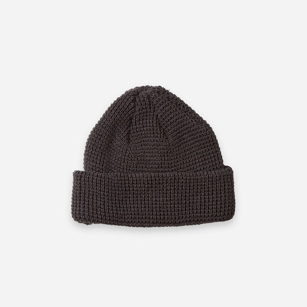 WAFFLE WATCH CAP - CHARCOAL