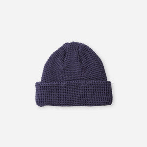 Rototo - WAFFLE WATCH CAP - FADED NAVY -  - Main Front View