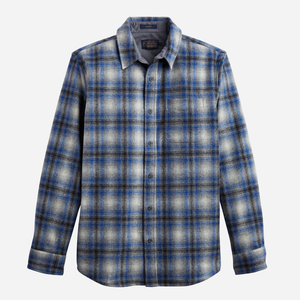 Pendleton - Lodge Shirt - Grey/Blue Ombre - Lodge Shirt - Grey/Blue Ombre - Main Front View