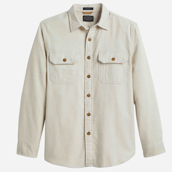Burnside Flannel Shirt - Sand Heather