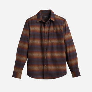 Pendleton - Trail Shirt - Brown Ombre Multi Stripe - Pendleton Trail Shirt - Brown Ombre Multi Stripe - Main Front View