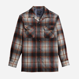 Pendleton - Original Board Shirt - Copper / Grey Ombre - Pendleton Original Board Shirt - Copper / Grey Ombre - Main Front View