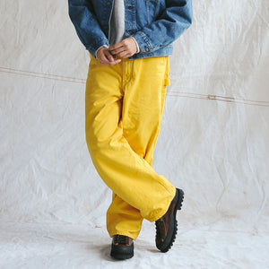 Orslow - DAD'S FIT OXFORD PAINTER PANT - YELLOW -  - Alternative View 1
