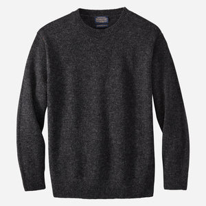 Pendleton - Shetland Crew - Black Heather - Pendleton Shetland Crew Black Heather - Main Front View