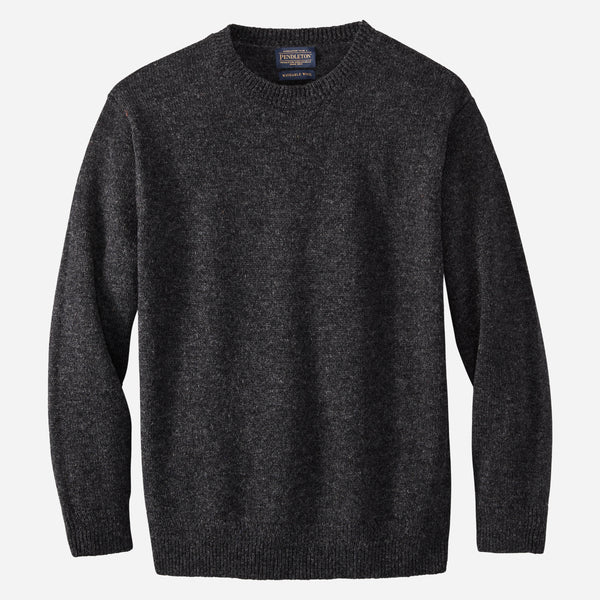 Pendleton Shetland Crew Black Heather