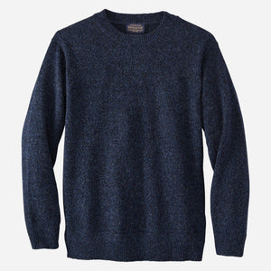 Pendleton - Shetland Crew - Indigo Heather - Pendleton Shetland Crew - Indigo Heather - Main Front View