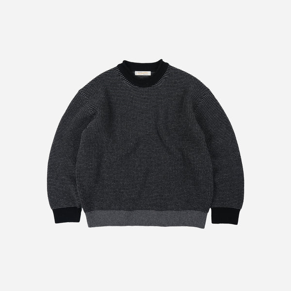 Frizmworks Rollneck Ringer Knit - Black