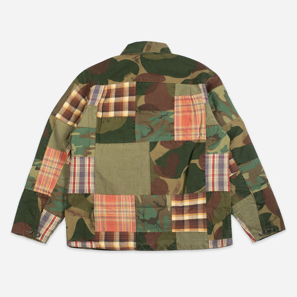 HAYES PATCHWORK SHIRT - PLAID CAMO