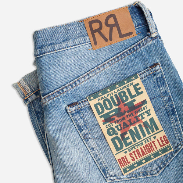 STRAIGHT LEG DENIM JEAN - REPAIRED CLEARVILLE