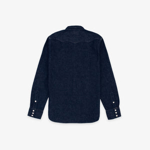 Double RL By Ralph Lauren - RRL Buffalo West Long Sleeve Sport Shirt - Rinse -  - Alternative View 1