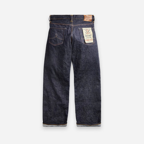 VINTAGE 5 POCKET STRAIGHT SELVEDGE JEANS - EAST/WEST RINSE