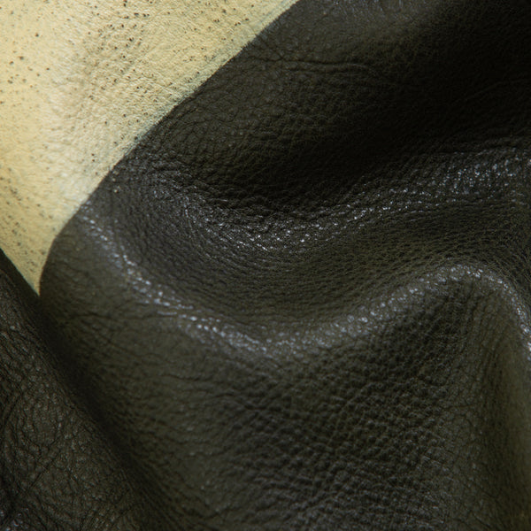 RAYMOND LEATHER FLIGHT JACKET - VINTAGE OLIVE