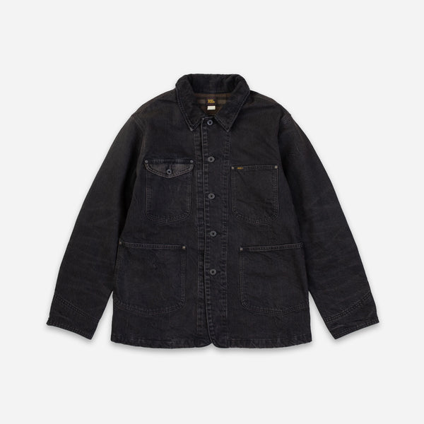 RRL Lynn Canvas Chore Jacket Black
