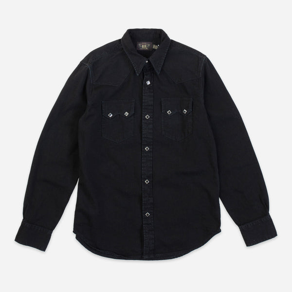 WESTERN DENIM SHIRT - BLACK WASH