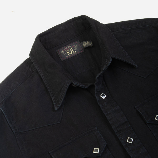 WESTERN DENIM SHIRT - BLACK WASH