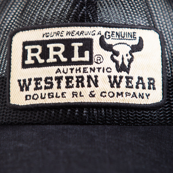 WESTERN TRUCKER CAP - BLACK