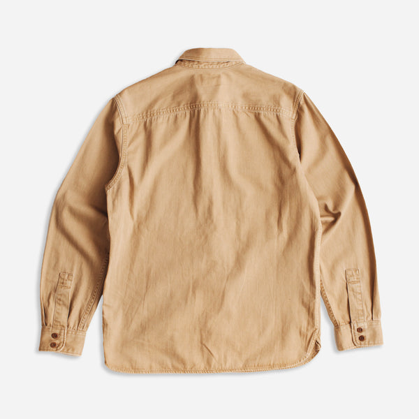 OFFICERS SPORTS SHIRT - FADED TAN