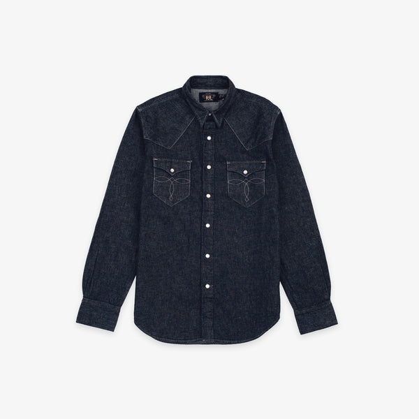 RRL Buffalo Western Shirt - Rinse