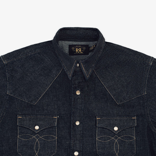 RRL Buffalo Western Shirt - Rinse