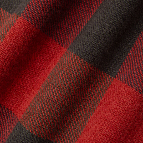 RRL Plaid Twill Workshirt Red / Black