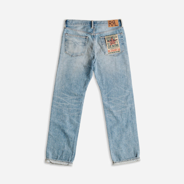 STRAIGHT LEG DENIM JEAN - REPAIRED CLEARVILLE