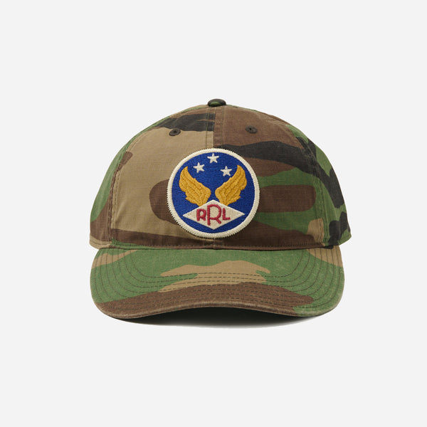 VINTAGE BALL CAP - WOODLAND CAMO