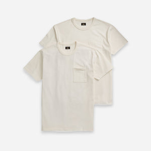 Double RL By Ralph Lauren - TWO PACK VINTAGE T-SHIRTS - WARM WHITE -  - Alternative View 1