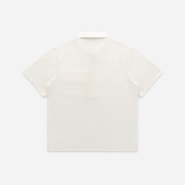 RUGBY SLUB WORKSHIRT - MILK