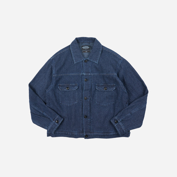 Frizmworks Sashiko Denim Trucker Jacket - Indigo