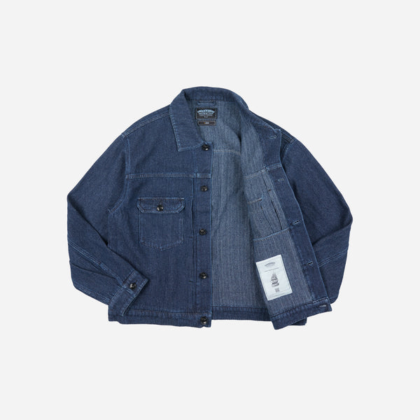 Frizmworks Sashiko Denim Trucker Jacket - Indigo