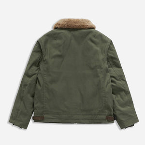 Eastlogue - SHEARLING ROYAL FLIGHT JACKET - OLIVE -  - Alternative View 1