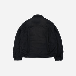 Frizmworks - Frizmworks Solid Wool Trucker Jacket - Black -  - Alternative View 1